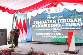 PERESMIAN JEMBATAN TERUSAN BOJONEGORO-TUBAN